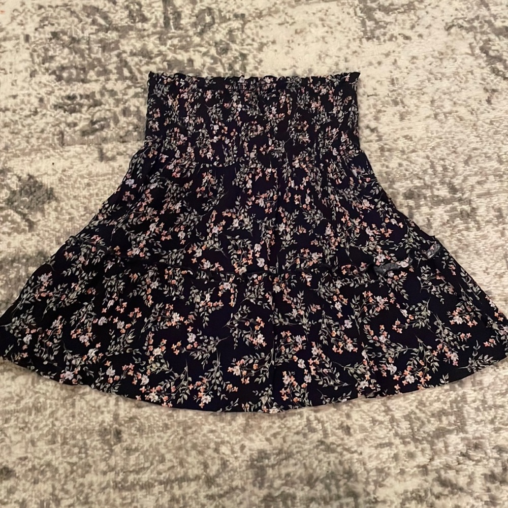 Hippie Roae fit and flare skirt-navy $14